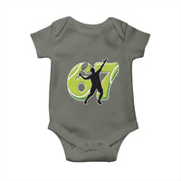 Funny Gen Z Alpha Gift Baby Onesie Six Seven Meme Tennis Lover - Wonder Print Shop