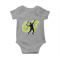 Funny Gen Z Alpha Gift Baby Onesie Six Seven Meme Tennis Lover - Wonder Print Shop