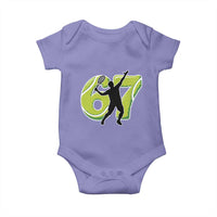 Funny Gen Z Alpha Gift Baby Onesie Six Seven Meme Tennis Lover - Wonder Print Shop