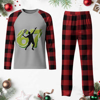 Funny Gen Z Alpha Gift Plaid Pajama Set Six Seven Meme Tennis Lover - Wonder Print Shop