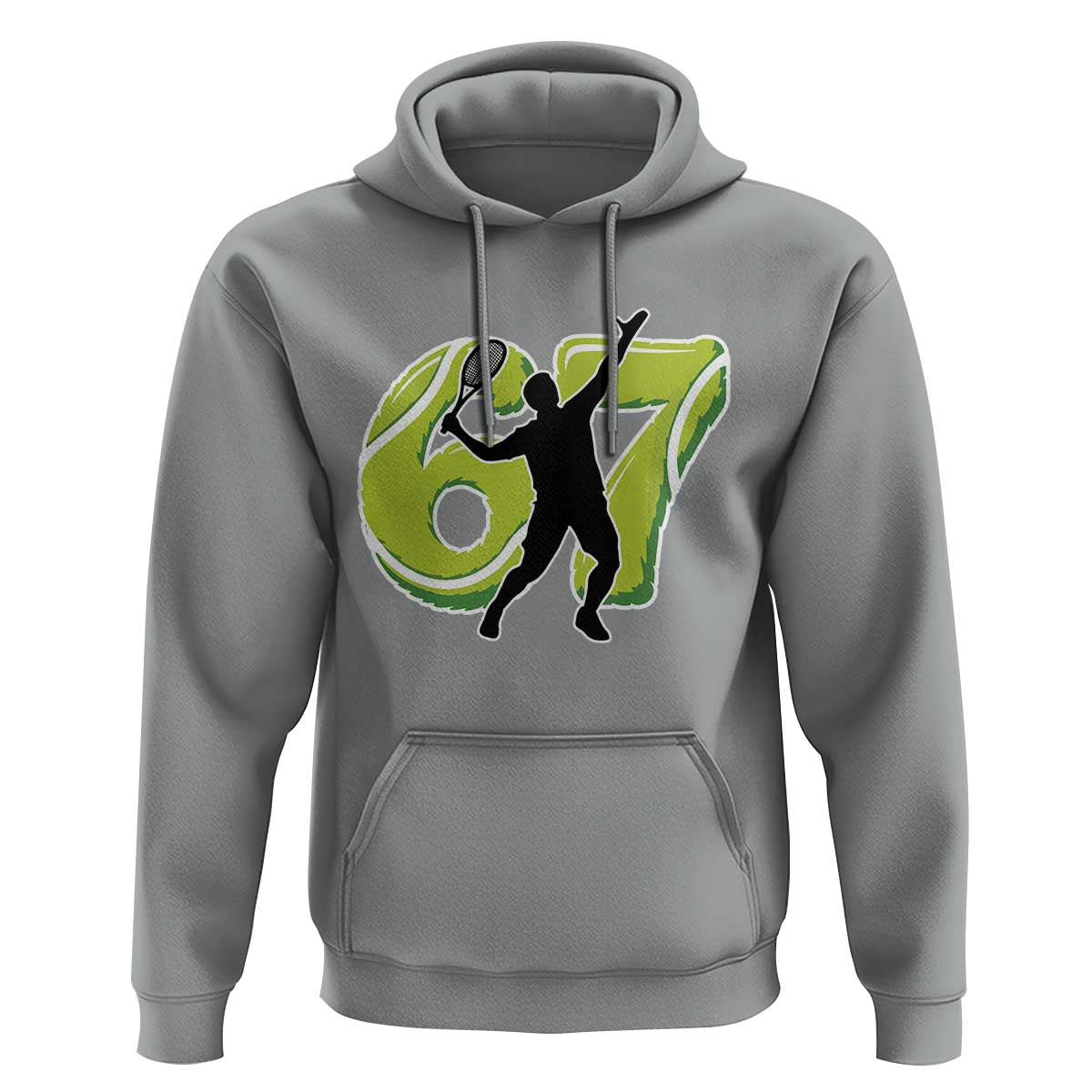 Funny Gen Z Alpha Gift Hoodie Six Seven Meme Tennis Lover - Wonder Print Shop