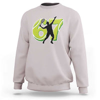 Funny Gen Z Alpha Gift Sweatshirt Six Seven Meme Tennis Lover - Wonder Print Shop