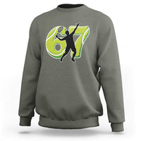 Funny Gen Z Alpha Gift Sweatshirt Six Seven Meme Tennis Lover - Wonder Print Shop
