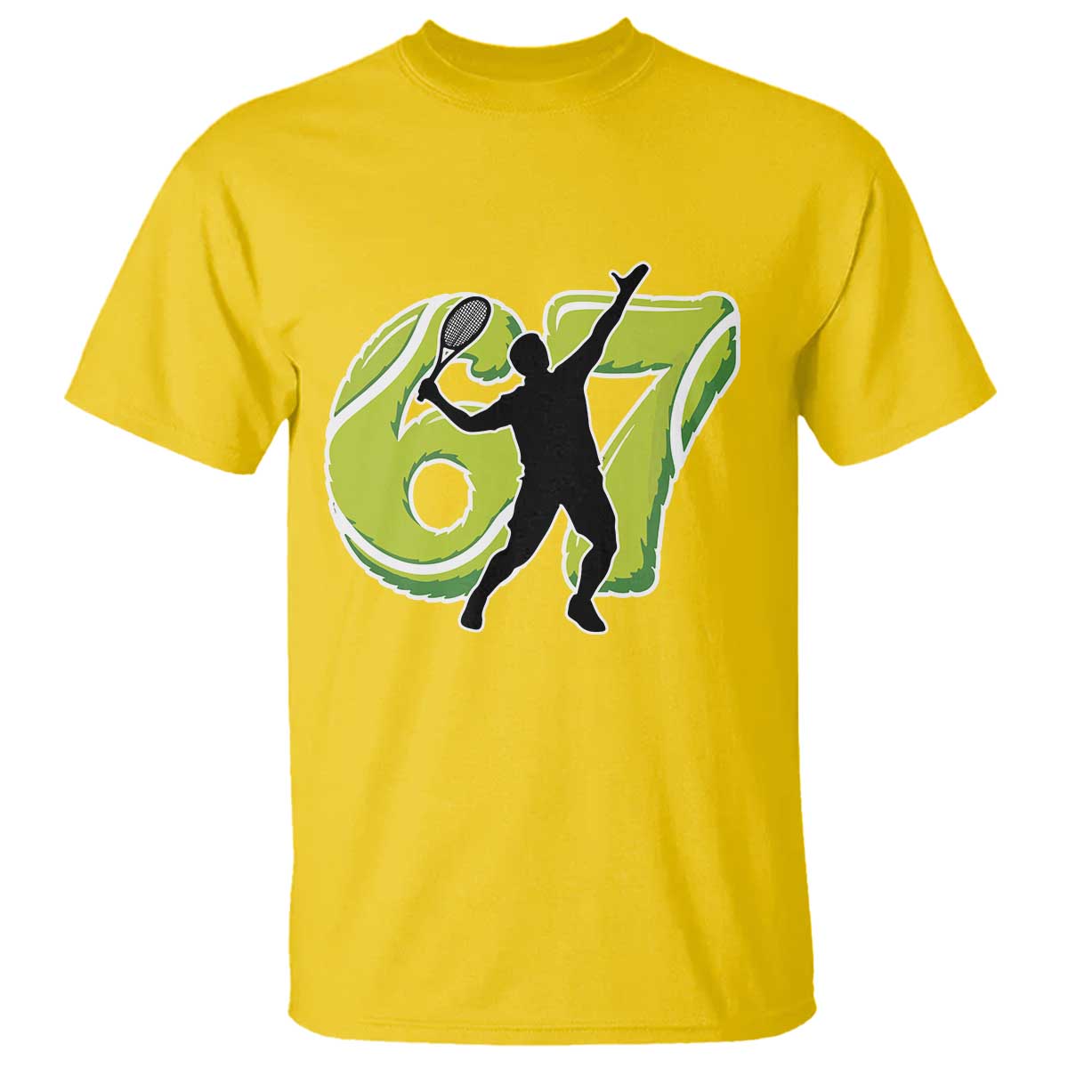 Funny Gen Z Alpha Gift T Shirt Six Seven Meme Tennis Lover - Wonder Print Shop