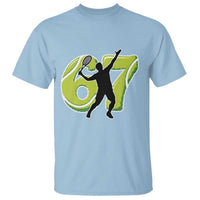 Funny Gen Z Alpha Gift T Shirt Six Seven Meme Tennis Lover - Wonder Print Shop