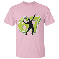 Funny Gen Z Alpha Gift T Shirt Six Seven Meme Tennis Lover - Wonder Print Shop