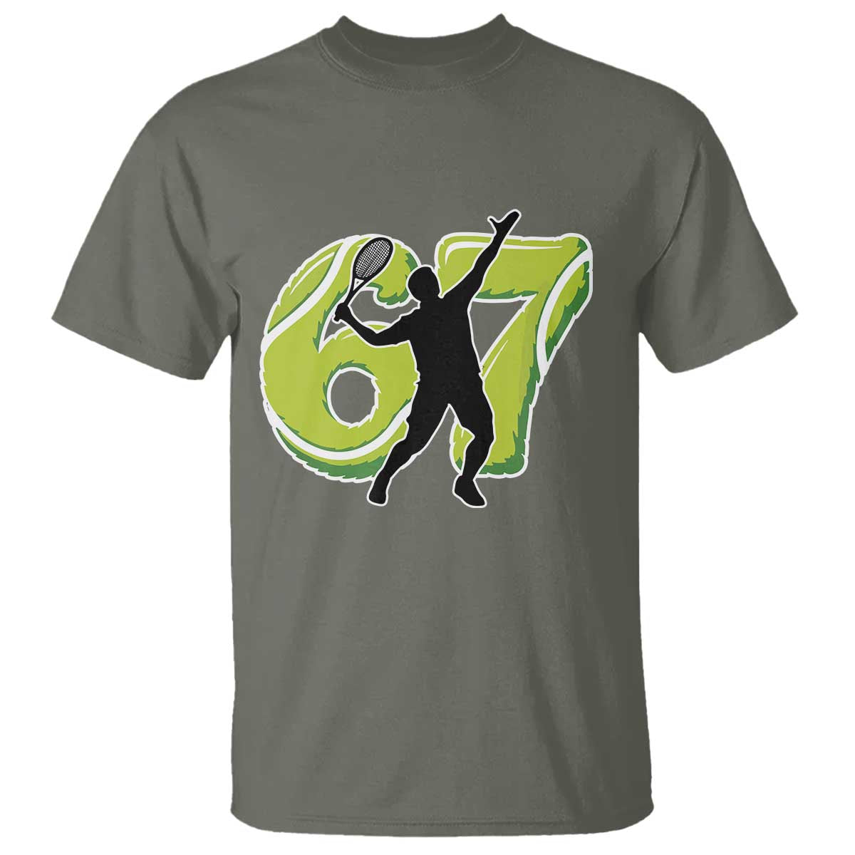 Funny Gen Z Alpha Gift T Shirt Six Seven Meme Tennis Lover - Wonder Print Shop