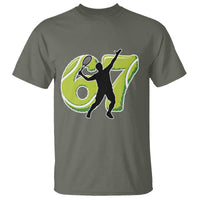 Funny Gen Z Alpha Gift T Shirt Six Seven Meme Tennis Lover - Wonder Print Shop