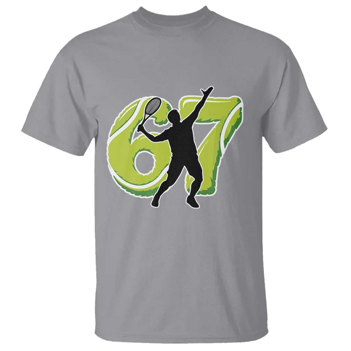 Funny Gen Z Alpha Gift T Shirt Six Seven Meme Tennis Lover - Wonder Print Shop
