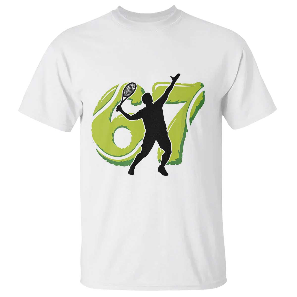 Funny Gen Z Alpha Gift T Shirt Six Seven Meme Tennis Lover - Wonder Print Shop