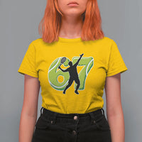 Funny Gen Z Alpha Gift T Shirt For Women Six Seven Meme Tennis Lover - Wonder Print Shop