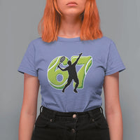 Funny Gen Z Alpha Gift T Shirt For Women Six Seven Meme Tennis Lover - Wonder Print Shop