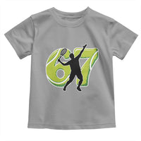 Funny Gen Z Alpha Gift Toddler T Shirt Six Seven Meme Tennis Lover - Wonder Print Shop