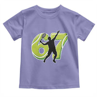 Funny Gen Z Alpha Gift Toddler T Shirt Six Seven Meme Tennis Lover - Wonder Print Shop