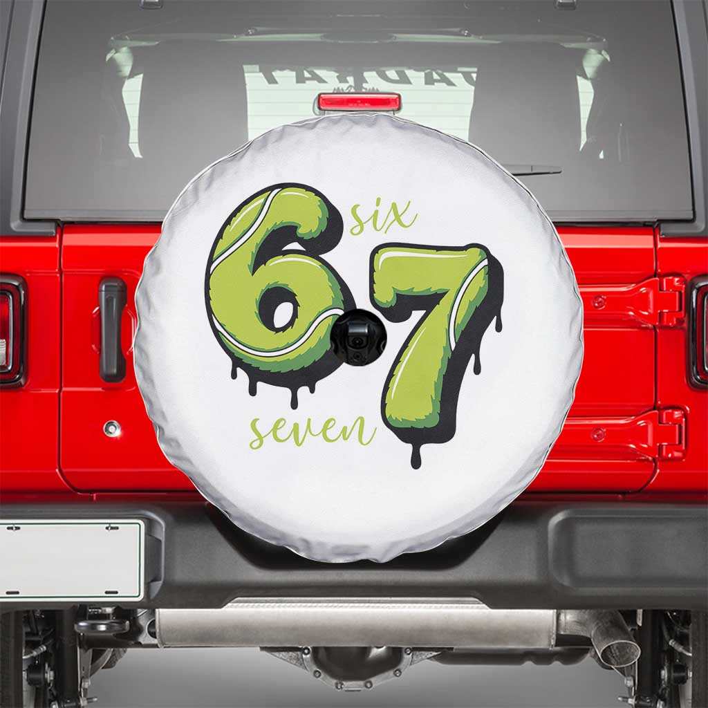 Six Seven Meme Tennis Lover Spare Tire Cover Gen Alpha Slang Gift - Wonder Print Shop