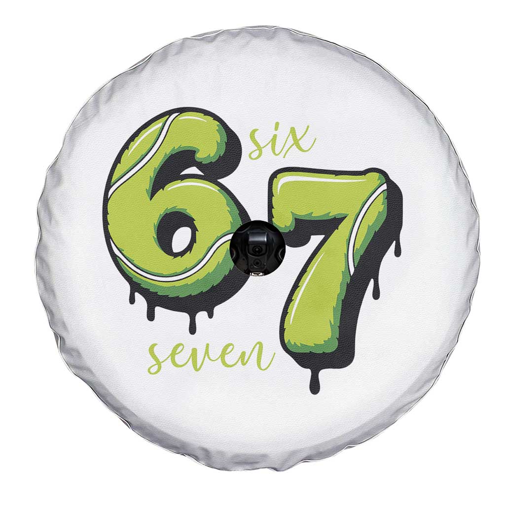 Six Seven Meme Tennis Lover Spare Tire Cover Gen Alpha Slang Gift - Wonder Print Shop
