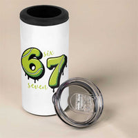 Six Seven Meme Tennis Lover 4 in 1 Can Cooler Tumbler Gen Alpha Slang Gift - Wonder Print Shop