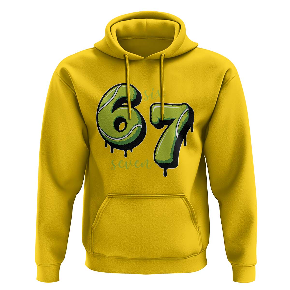 Six Seven Meme Tennis Lover Hoodie Gen Alpha Slang Gift - Wonder Print Shop