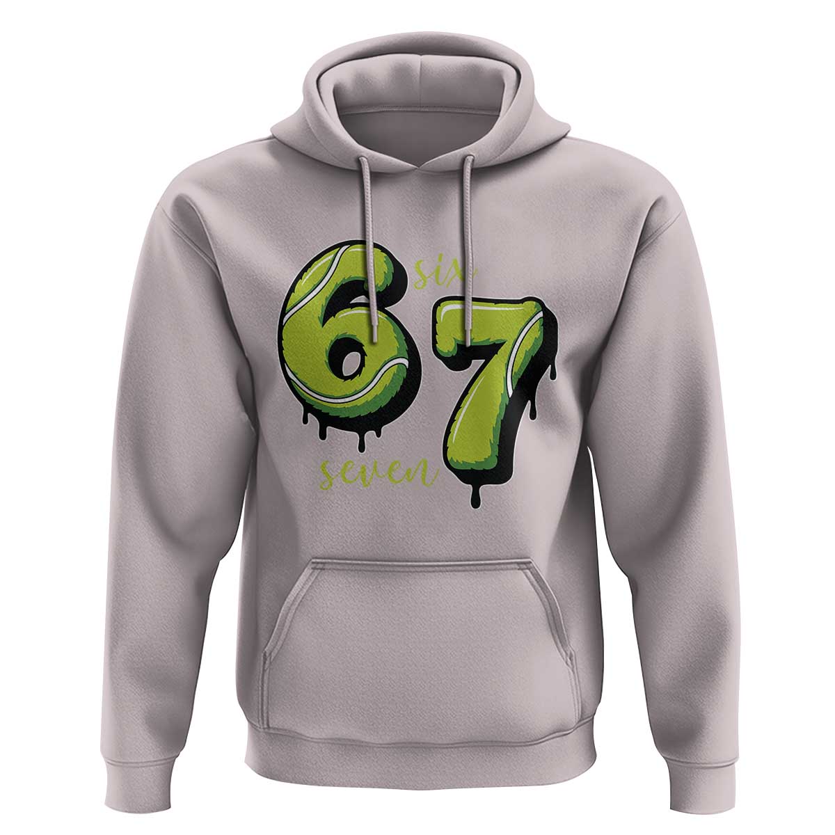 Six Seven Meme Tennis Lover Hoodie Gen Alpha Slang Gift - Wonder Print Shop