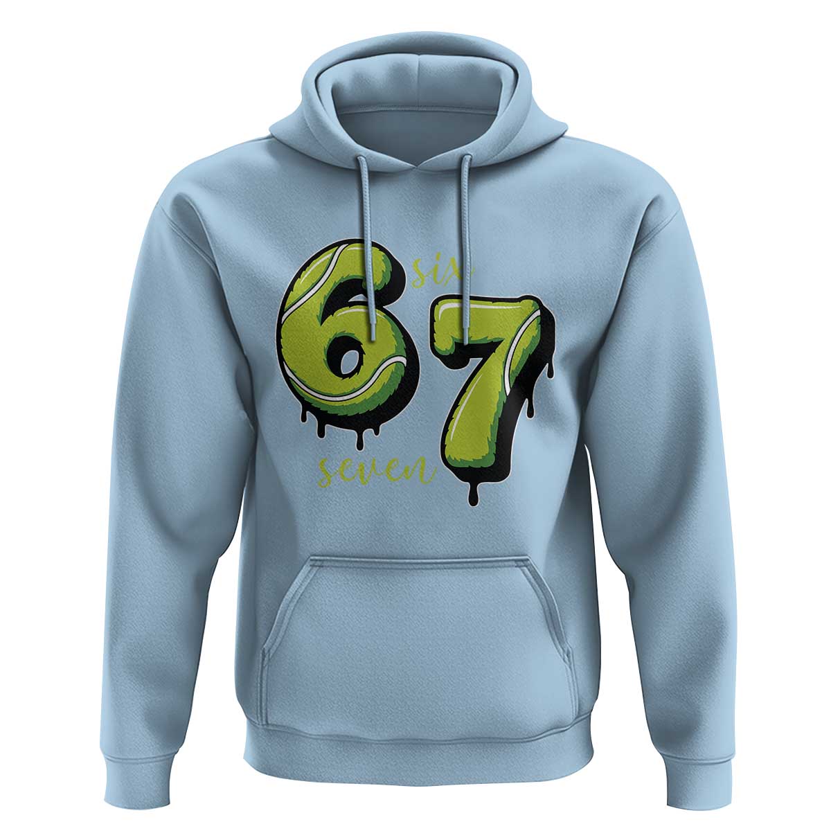 Six Seven Meme Tennis Lover Hoodie Gen Alpha Slang Gift - Wonder Print Shop