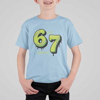 Six Seven Meme Tennis Lover T Shirt For Kid Gen Alpha Slang Gift - Wonder Print Shop