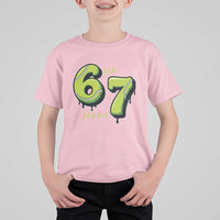 Six Seven Meme Tennis Lover T Shirt For Kid Gen Alpha Slang Gift - Wonder Print Shop