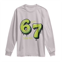Six Seven Meme Tennis Lover Long Sleeve Shirt Gen Alpha Slang Gift - Wonder Print Shop