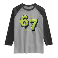 Six Seven Meme Tennis Lover Raglan Shirt Gen Alpha Slang Gift - Wonder Print Shop