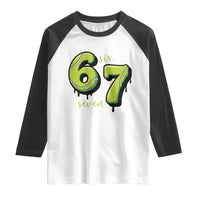Six Seven Meme Tennis Lover Raglan Shirt Gen Alpha Slang Gift - Wonder Print Shop