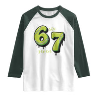 Six Seven Meme Tennis Lover Raglan Shirt Gen Alpha Slang Gift - Wonder Print Shop
