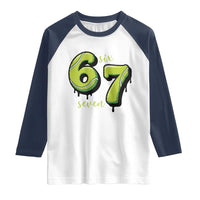 Six Seven Meme Tennis Lover Raglan Shirt Gen Alpha Slang Gift - Wonder Print Shop