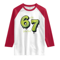Six Seven Meme Tennis Lover Raglan Shirt Gen Alpha Slang Gift - Wonder Print Shop
