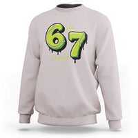 Six Seven Meme Tennis Lover Sweatshirt Gen Alpha Slang Gift - Wonder Print Shop