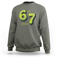 Six Seven Meme Tennis Lover Sweatshirt Gen Alpha Slang Gift - Wonder Print Shop