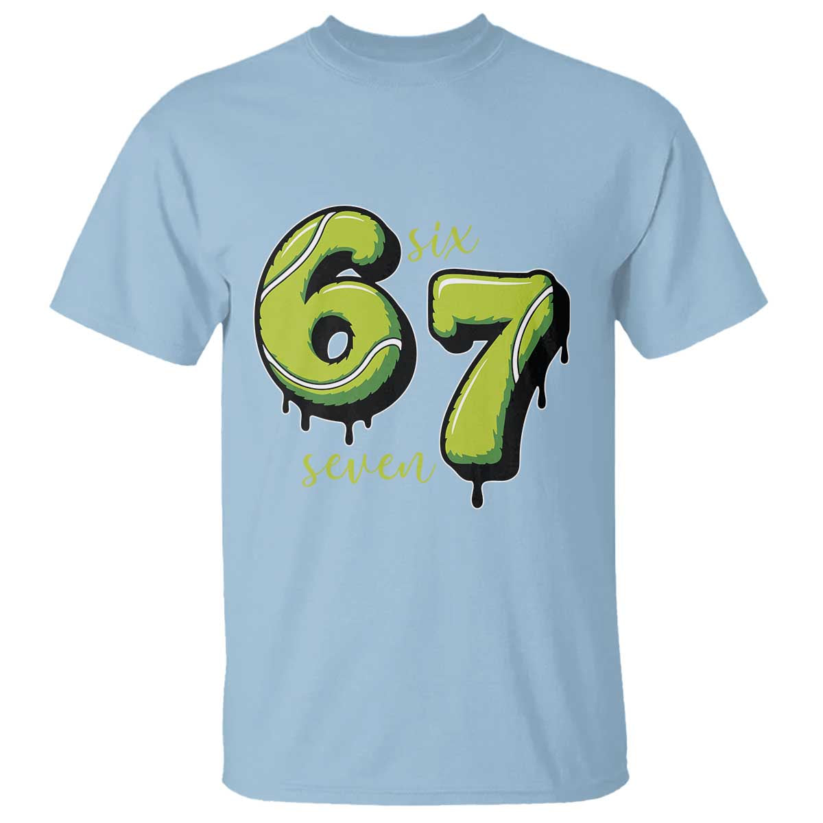 Six Seven Meme Tennis Lover T Shirt Gen Alpha Slang Gift - Wonder Print Shop