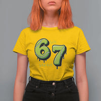 Six Seven Meme Tennis Lover T Shirt For Women Gen Alpha Slang Gift - Wonder Print Shop