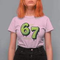 Six Seven Meme Tennis Lover T Shirt For Women Gen Alpha Slang Gift - Wonder Print Shop