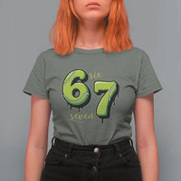Six Seven Meme Tennis Lover T Shirt For Women Gen Alpha Slang Gift - Wonder Print Shop