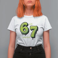 Six Seven Meme Tennis Lover T Shirt For Women Gen Alpha Slang Gift - Wonder Print Shop