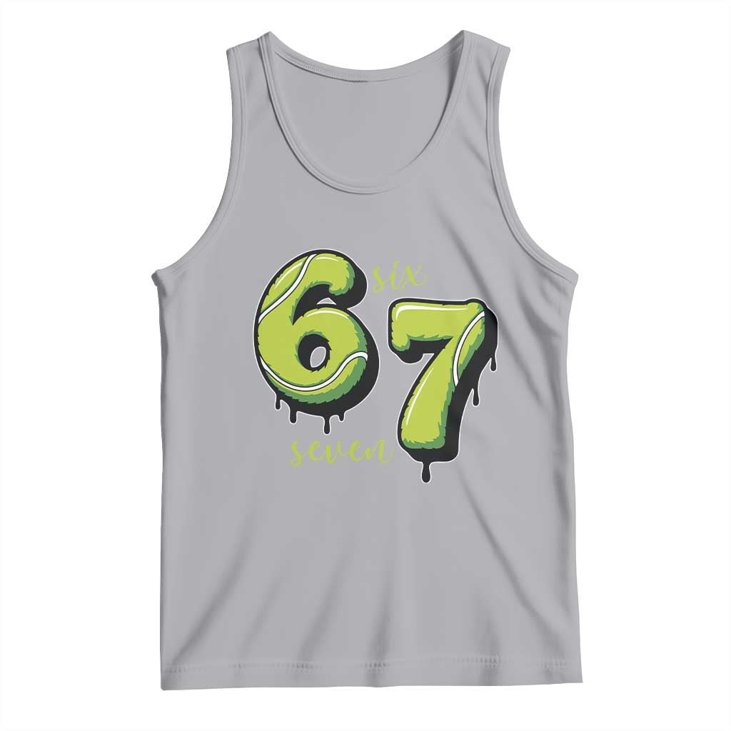 Six Seven Meme Tennis Lover Tank Top Gen Alpha Slang Gift - Wonder Print Shop