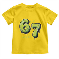 Six Seven Meme Tennis Lover Toddler T Shirt Gen Alpha Slang Gift - Wonder Print Shop