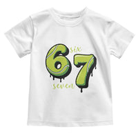 Six Seven Meme Tennis Lover Toddler T Shirt Gen Alpha Slang Gift - Wonder Print Shop