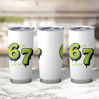 Six Seven Meme Tennis Lover Tumbler Cup Gen Alpha Slang Gift - Wonder Print Shop