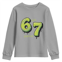 Six Seven Meme Tennis Lover Youth Sweatshirt Gen Alpha Slang Gift - Wonder Print Shop
