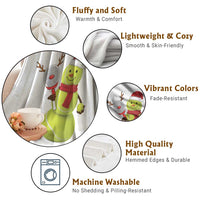 Funny Christmas Tennis Snowman Throw Blanket Tennis Lover Gift - Wonder Print Shop