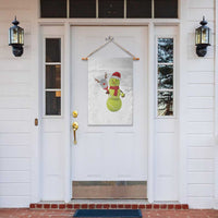Funny Christmas Tennis Snowman Garden Flag Tennis Lover Gift - Wonder Print Shop