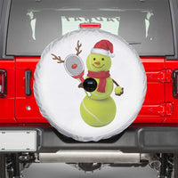 Funny Christmas Tennis Snowman Spare Tire Cover Tennis Lover Gift - Wonder Print Shop