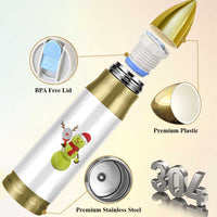 Funny Christmas Tennis Snowman Bullet Tumbler Tennis Lover Gift - Wonder Print Shop