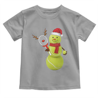 Funny Christmas Tennis Snowman Toddler T Shirt Tennis Lover Gift - Wonder Print Shop