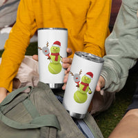 Funny Christmas Tennis Snowman Tumbler Cup Tennis Lover Gift - Wonder Print Shop